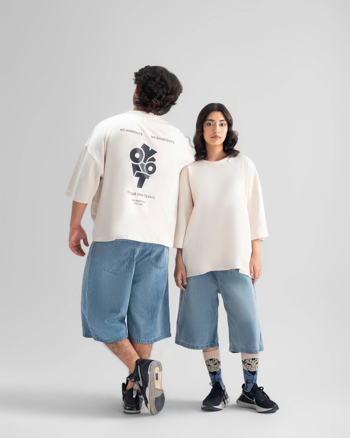 Baggy Jorts — Blue Denim — Combo