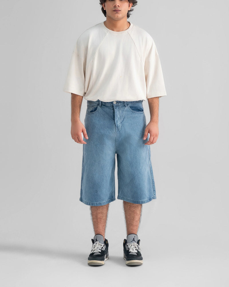 Baggy Jorts — Blue Denim — Boy