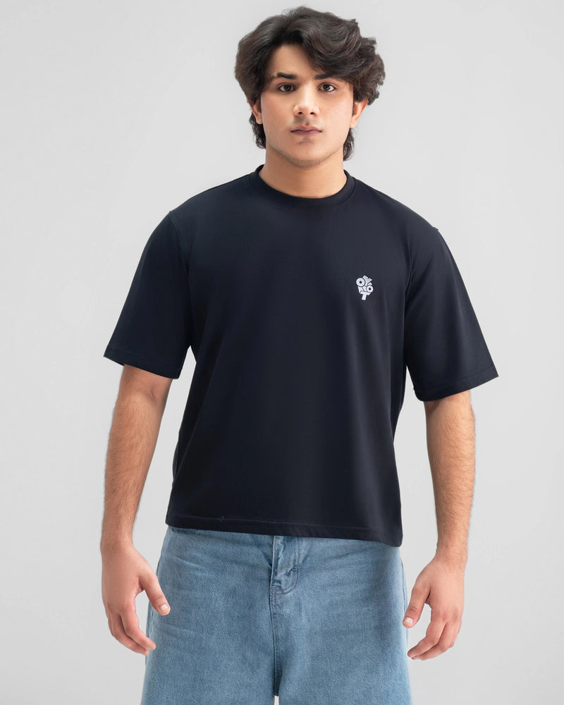 Boxy Tee — Black — Boy