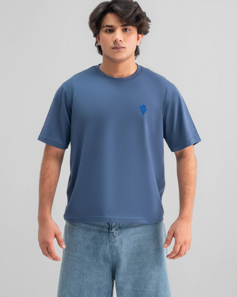 Boxy Tee — Blue — Boy